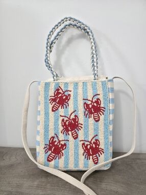 New Viral Beaded Lobster Summer Ocean Themed Beaded Bag